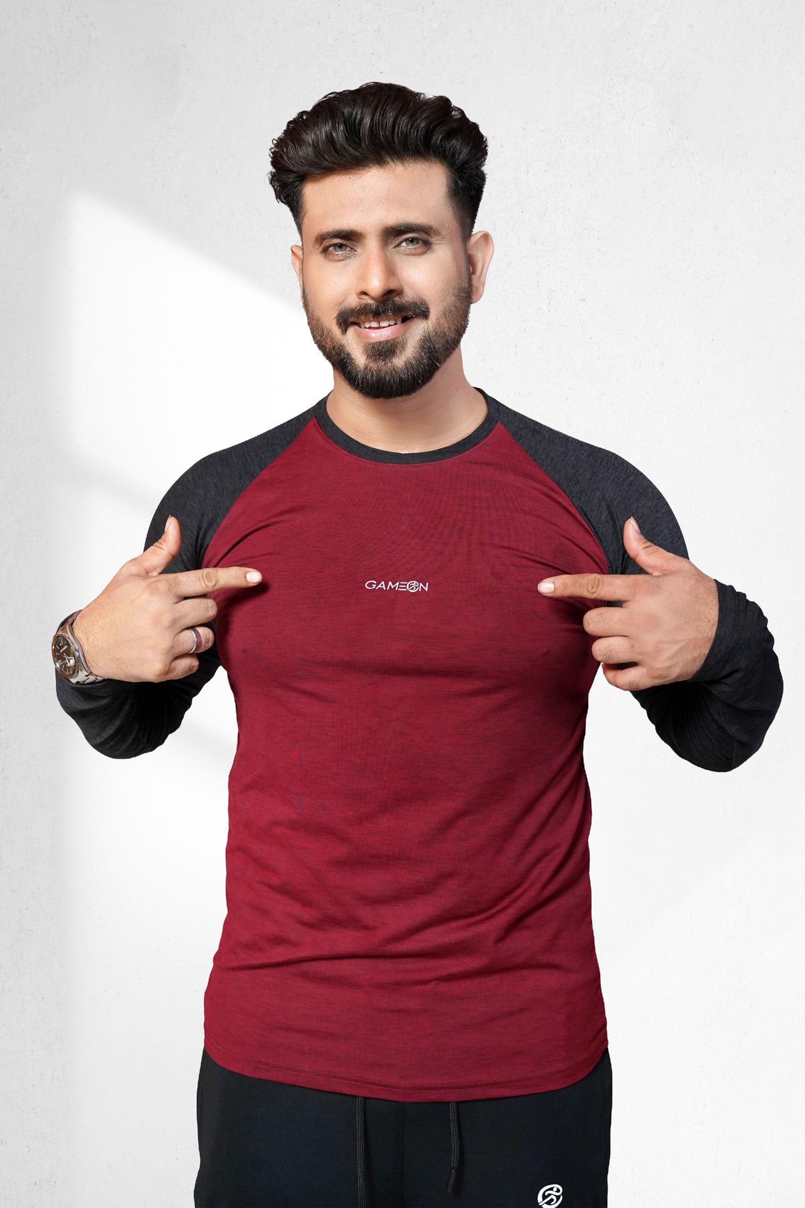 Maroon Long Sleeves Shirt – Everyday Luxe
